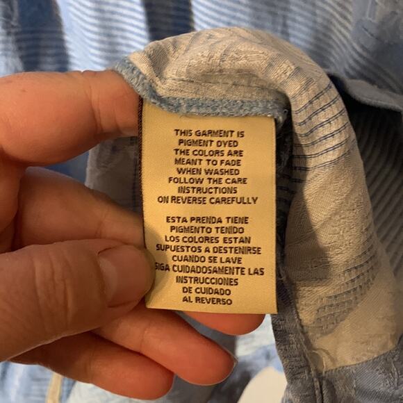 Jamaica Jaxx mens XL blue silk hawaiian tropical button down shirt vaca bahama - Picture 8 of 11